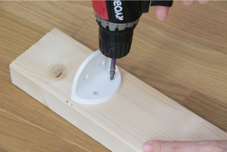 ディアウォールにドリル